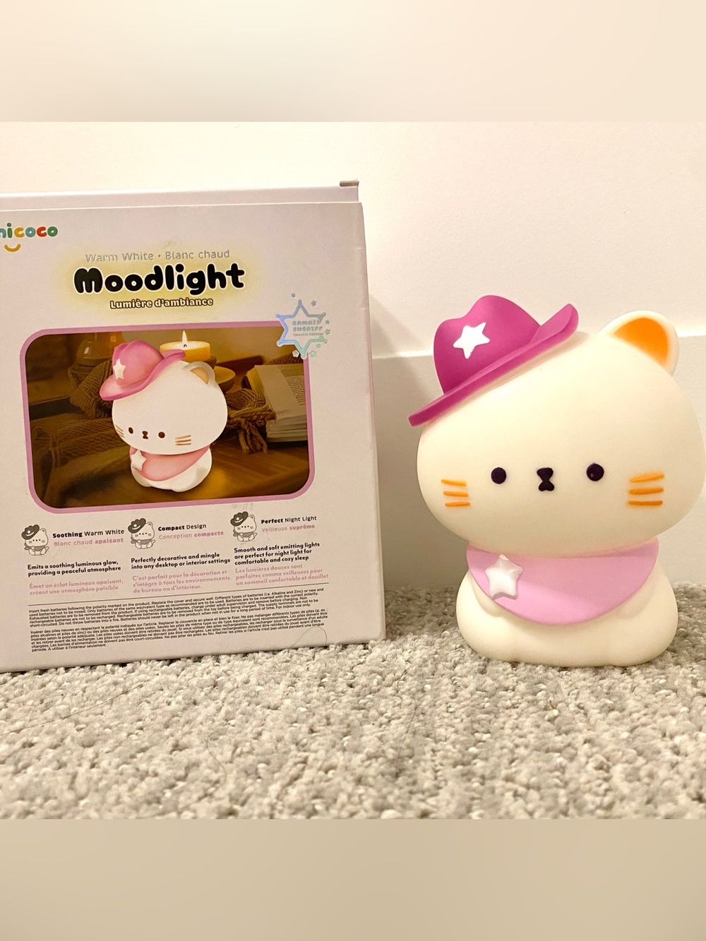 Cute Kitty Night Light